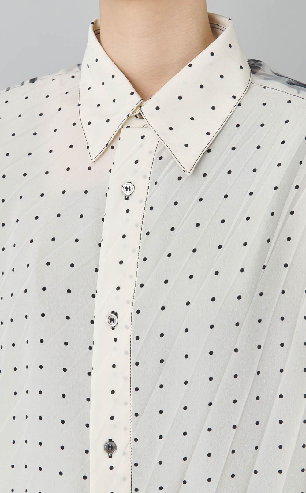 【reADdress】パッチワークロングスリーブシャツ