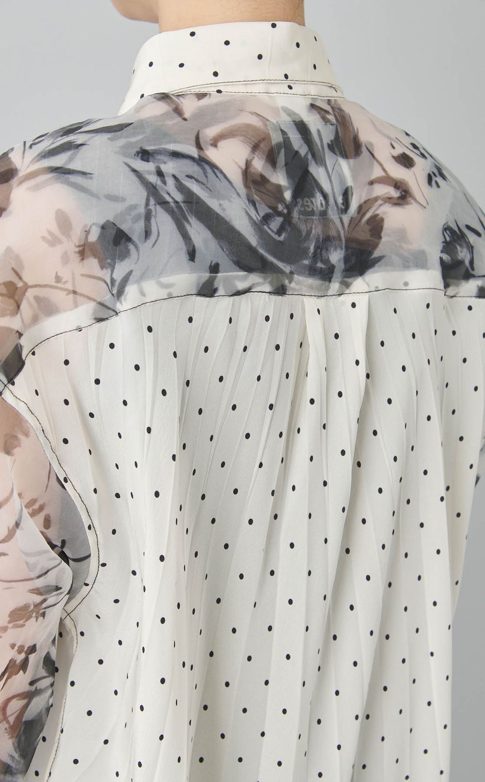 【reADdress】パッチワークロングスリーブシャツ