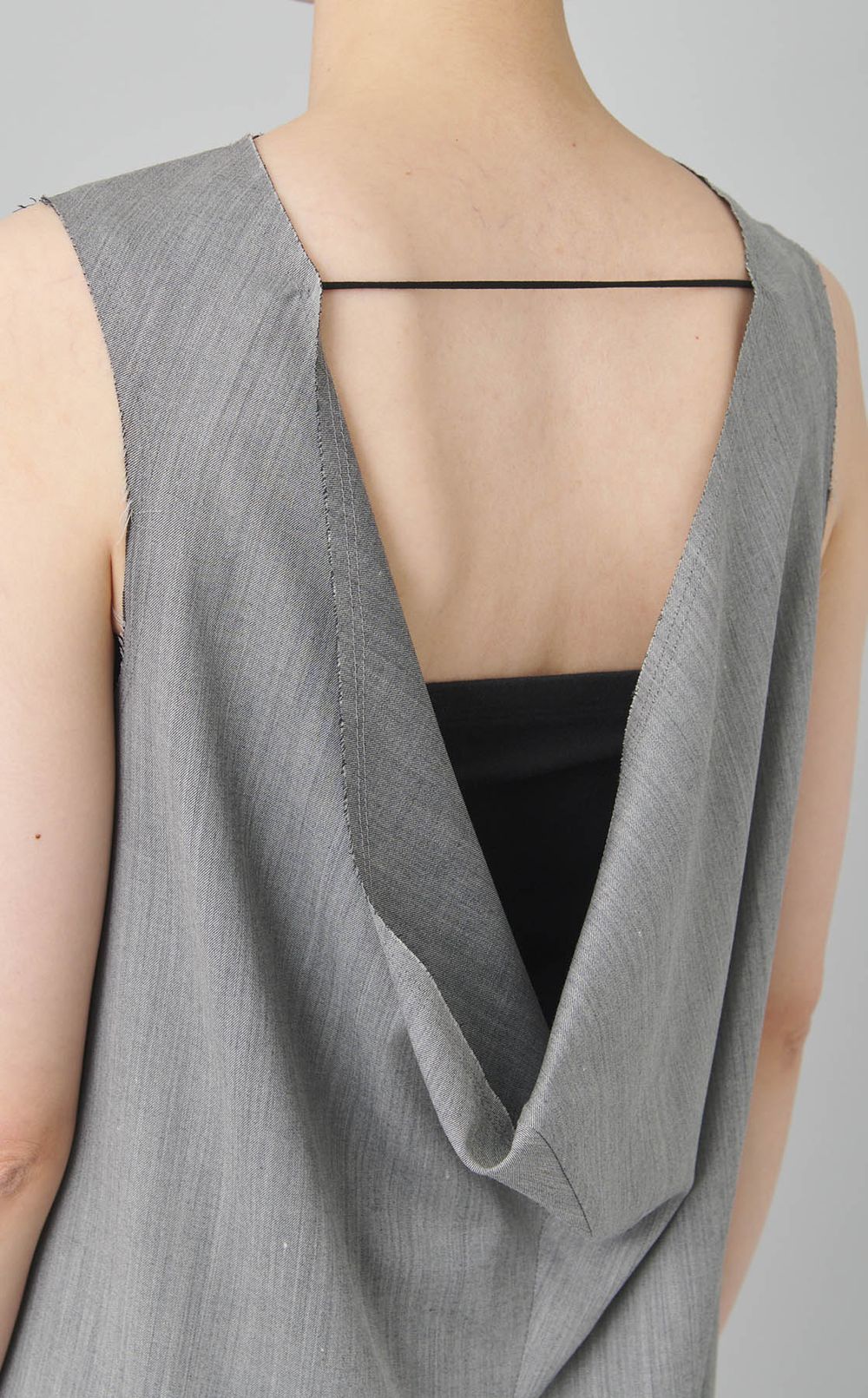 サマーウールドレープドレス