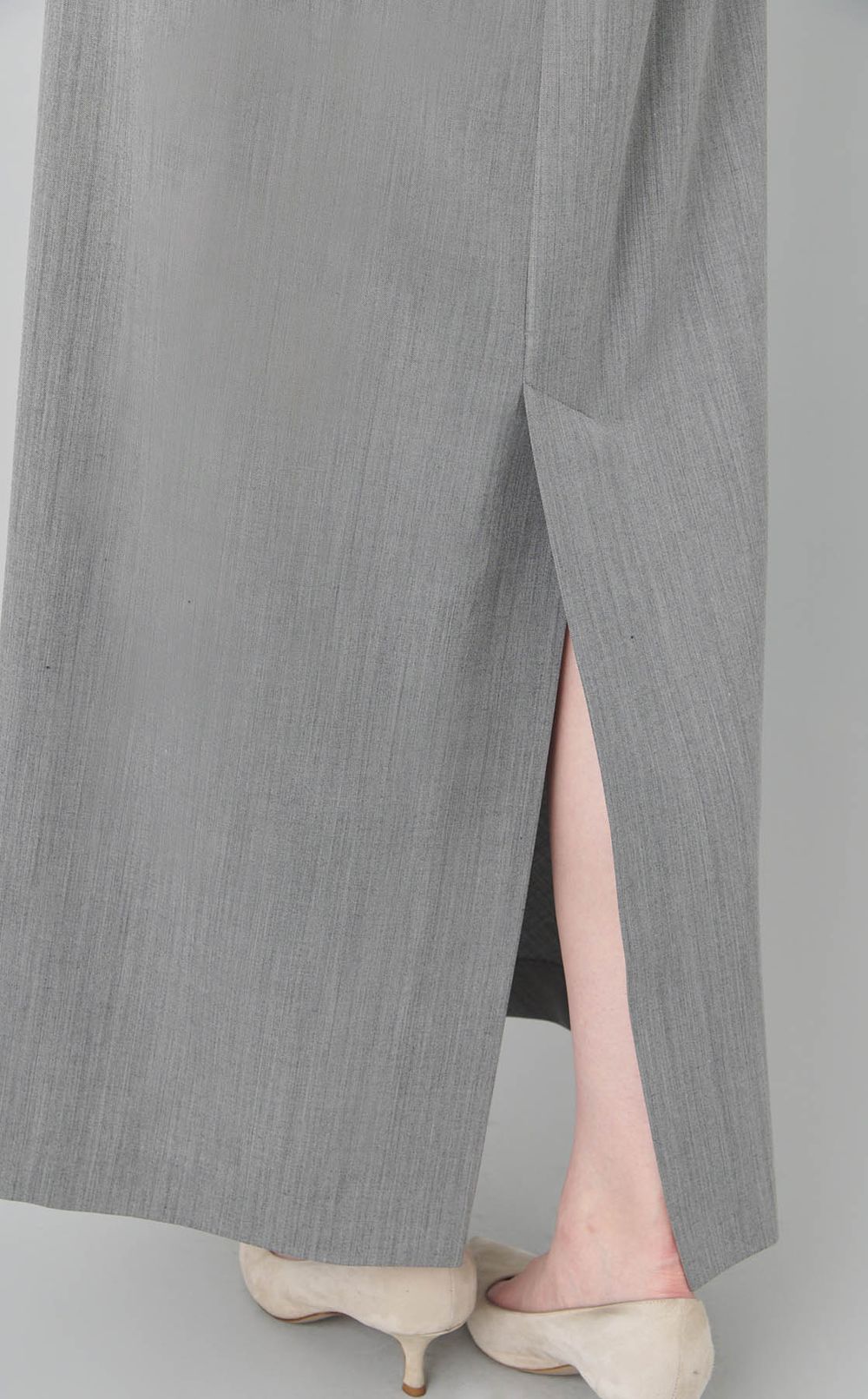 サマーウールドレープドレス