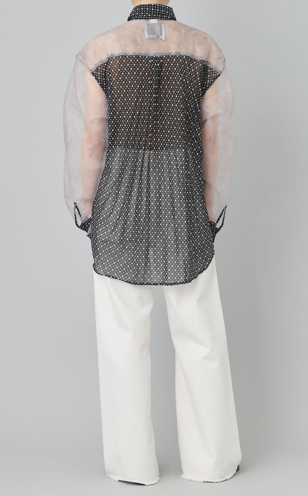 【reADdress】パッチワークロングスリーブシャツ