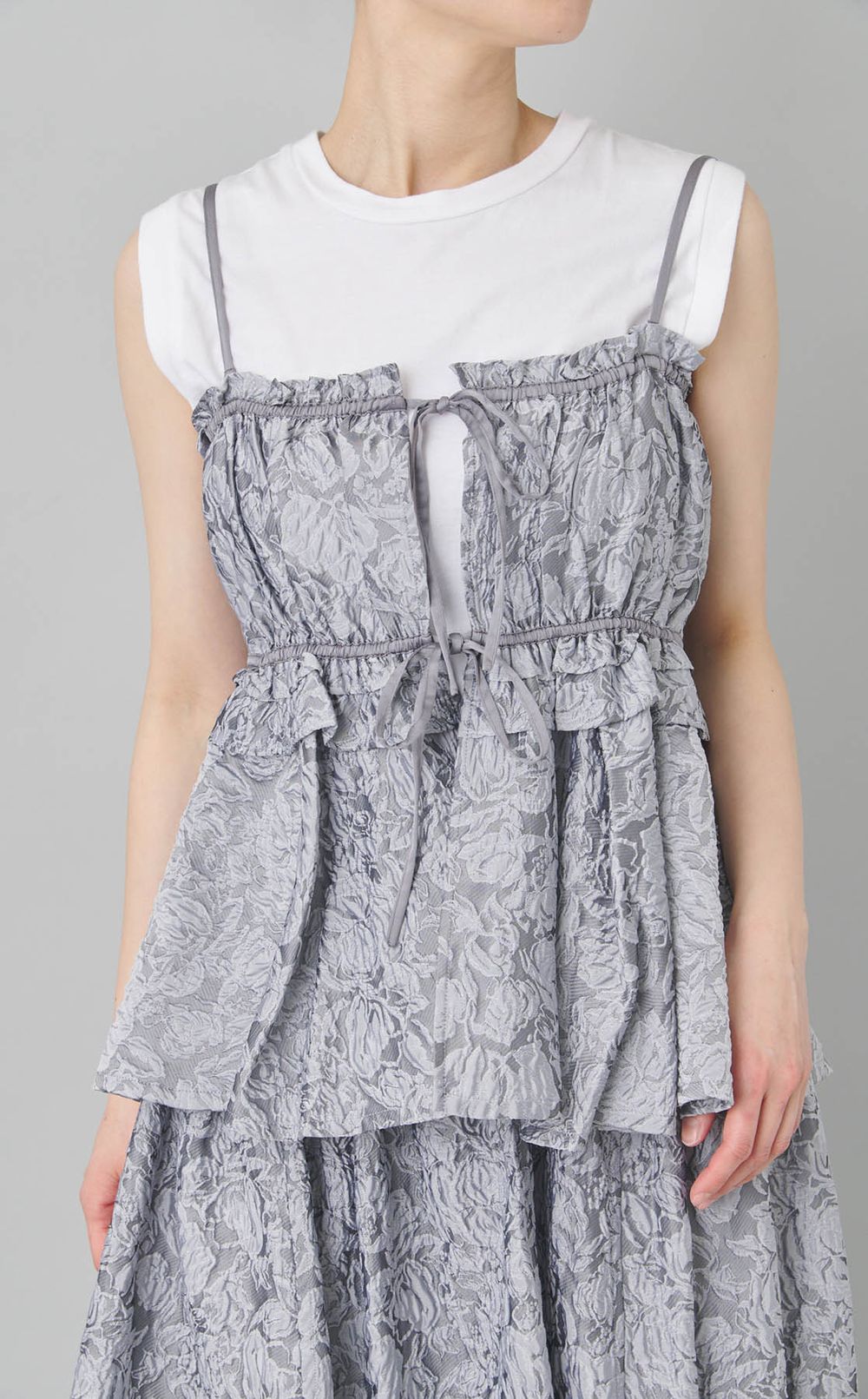 ジャガードマルチウェイブラウス