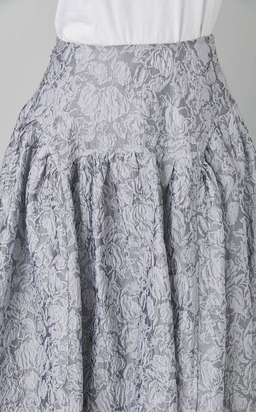 ジャガードボリュームスカート