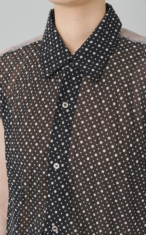 【reADdress】パッチワークロングスリーブシャツ