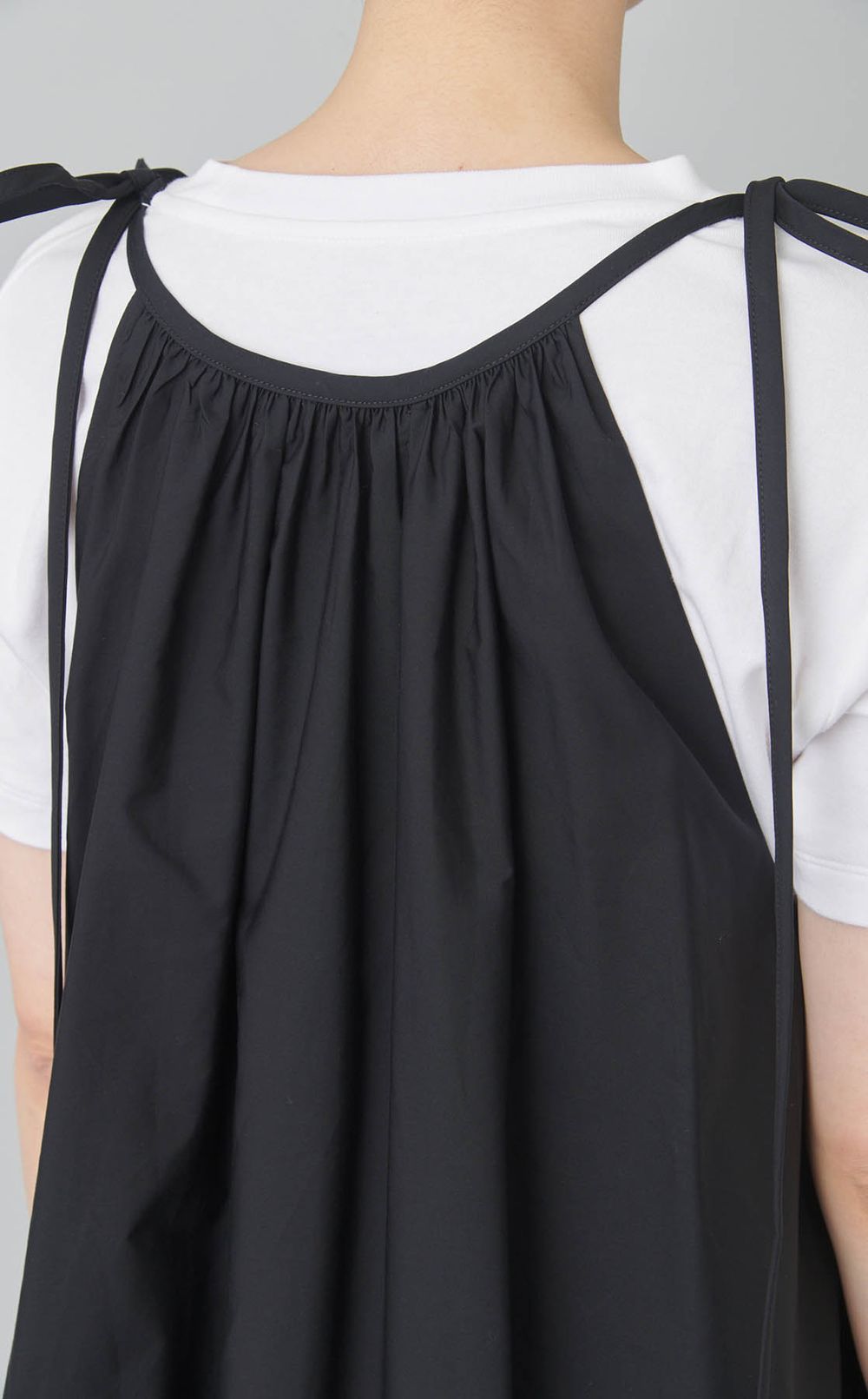 コットンギャザーマキシワンピース