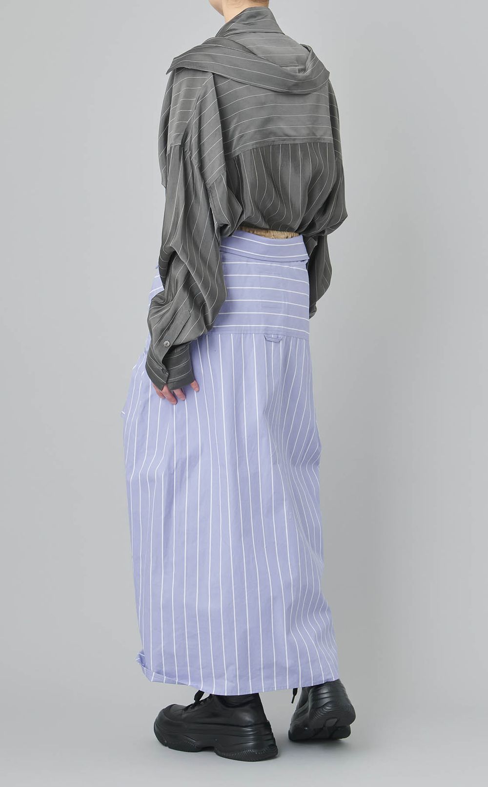 シャツコンバイン2wayスカート