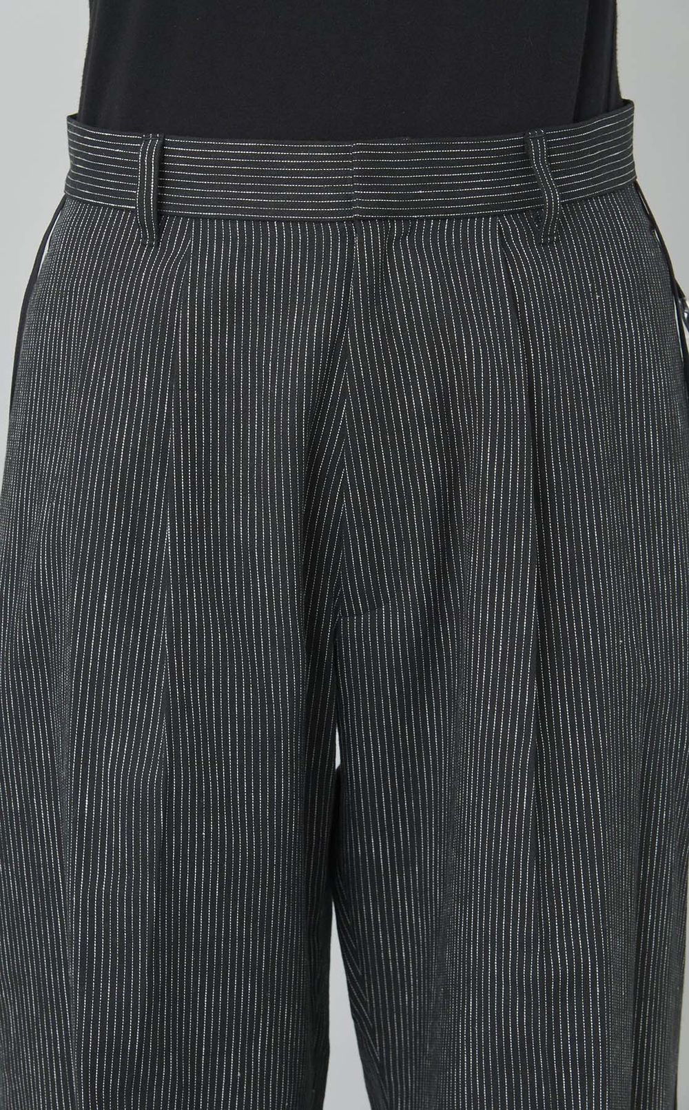 モチーフ付ストライプパンツ