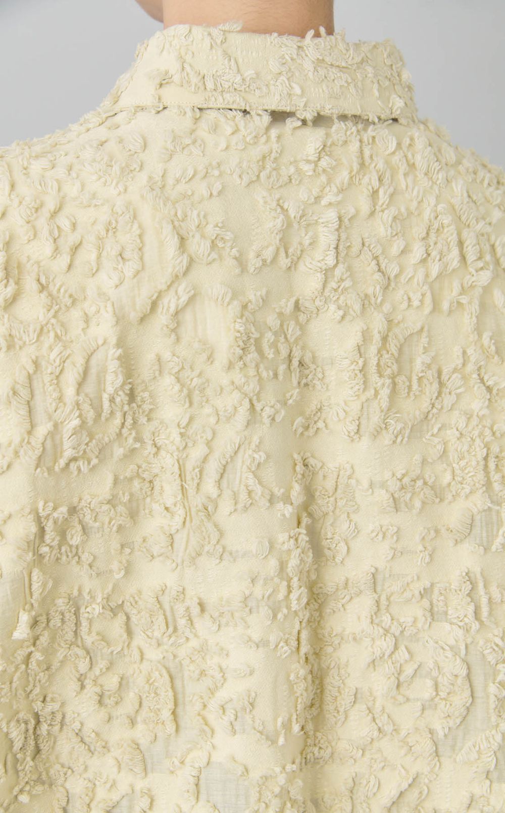 カットジャガードオーバーシャツ