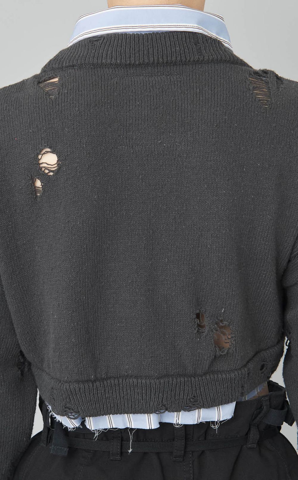 クロップドレイヤードプルオーバー