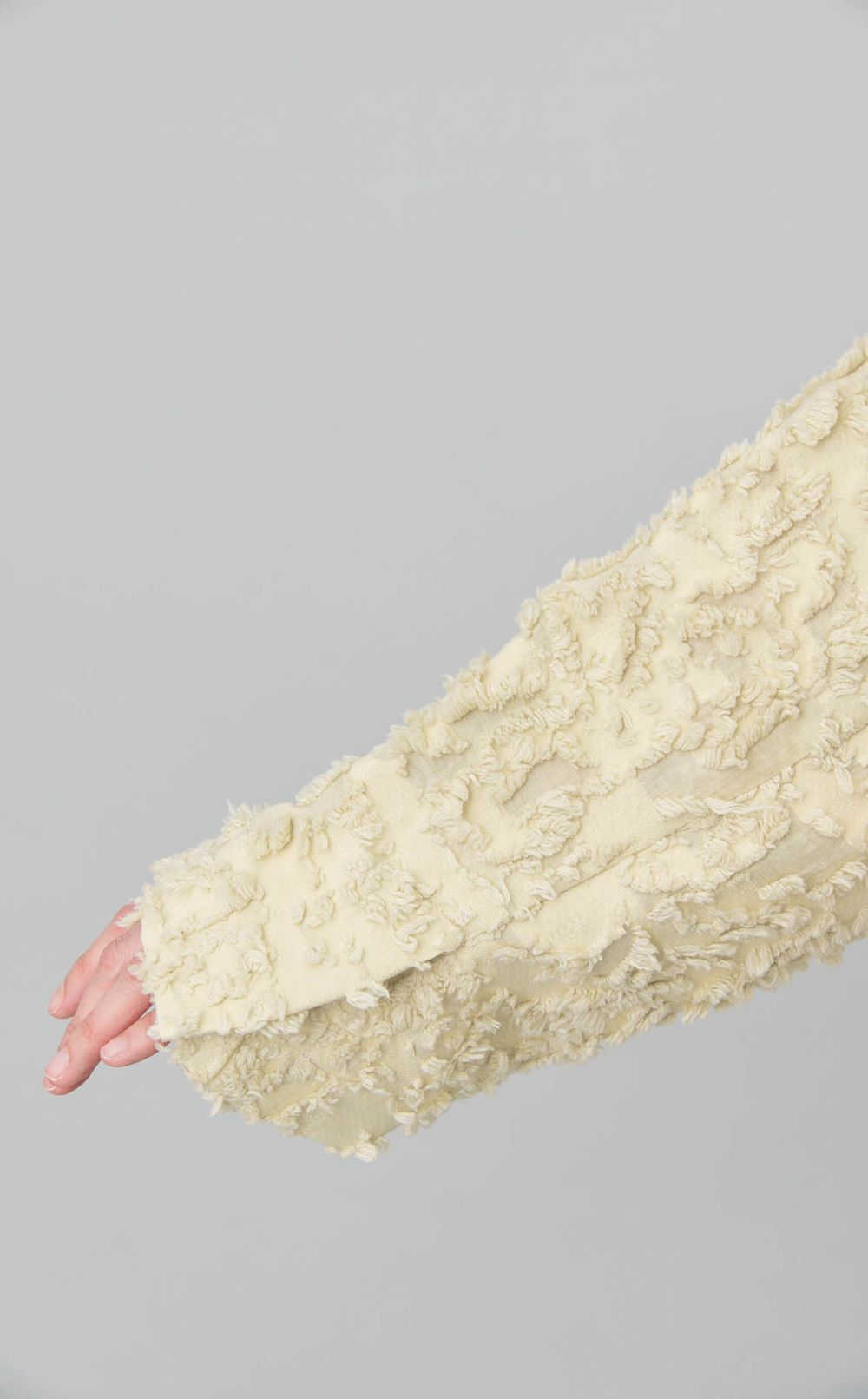 カットジャガードオーバーシャツ