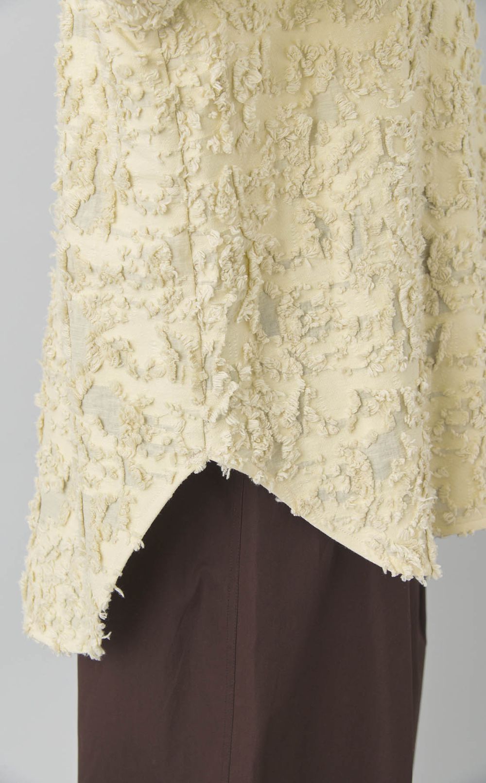 カットジャガードオーバーシャツ