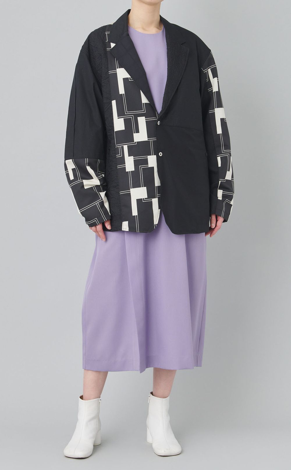 【reADdress】パッチワークテーラードジャケット