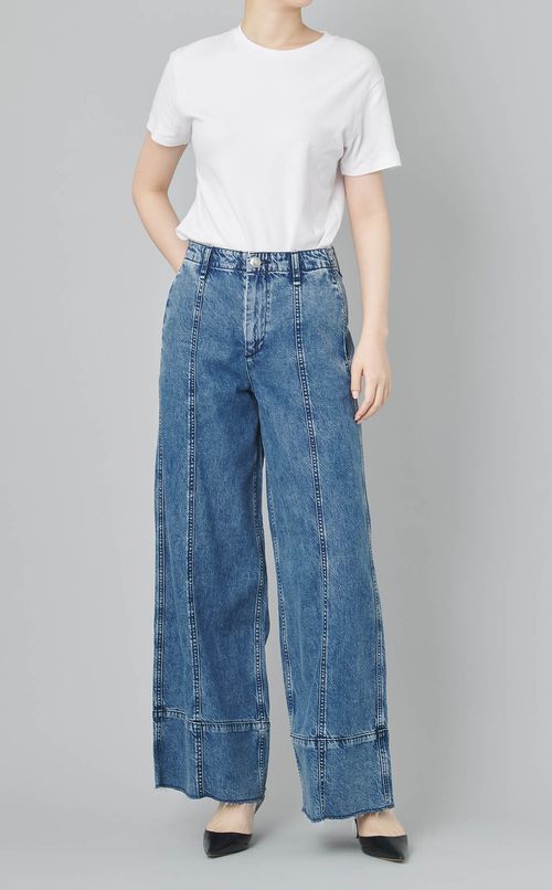 ステッチライトデニムパンツ