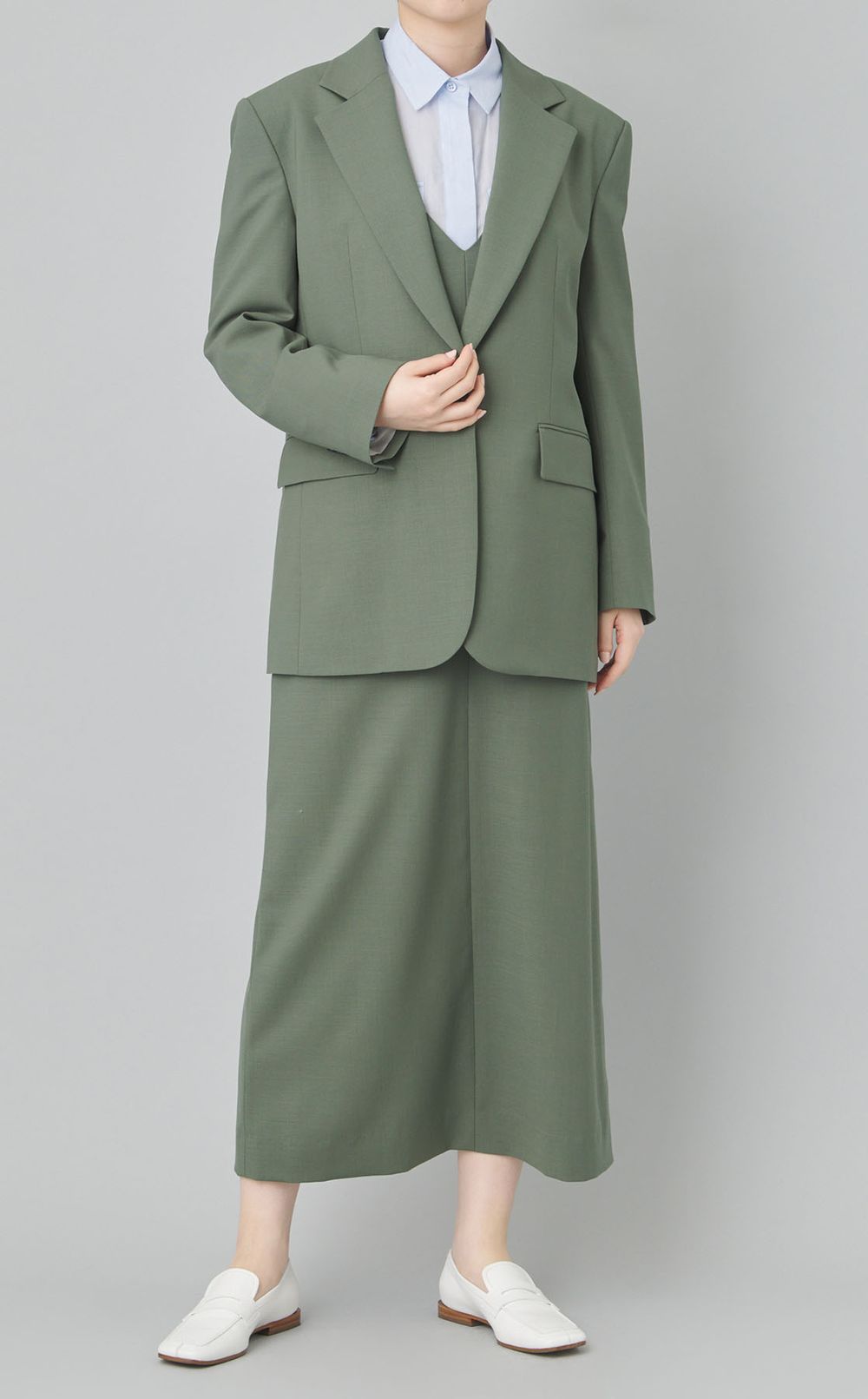 サマーウールキャミソールドレス