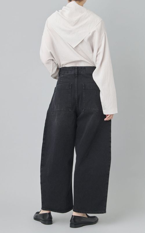ワイドクロップデニム