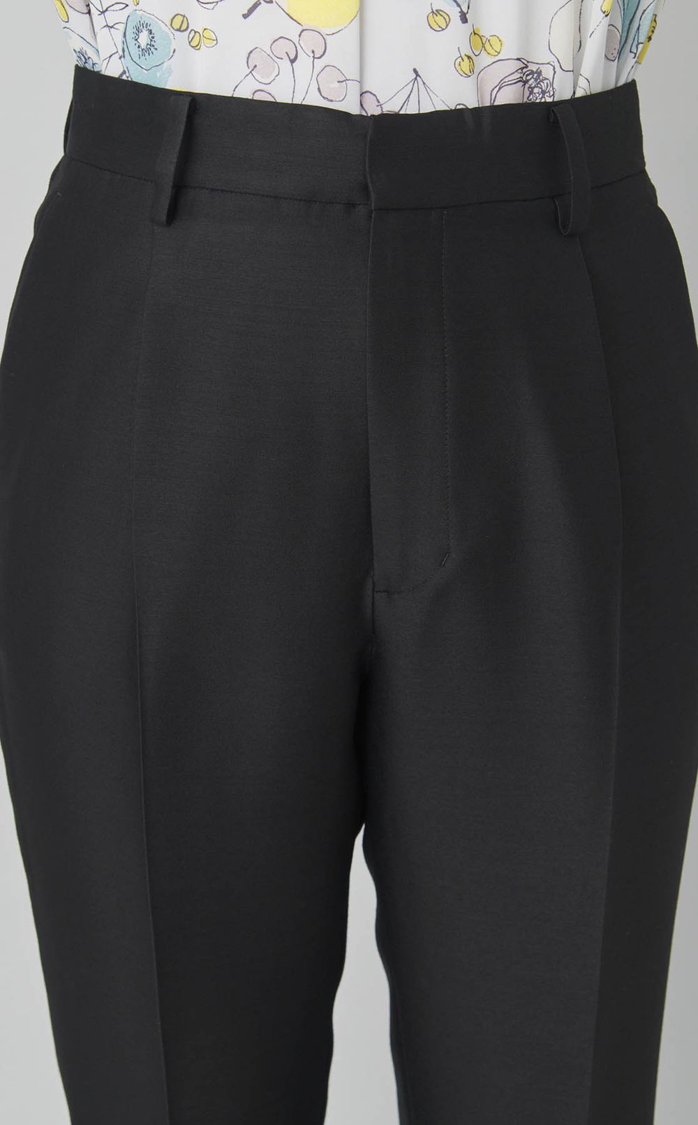 ウールシルクタッサートラウザーズ