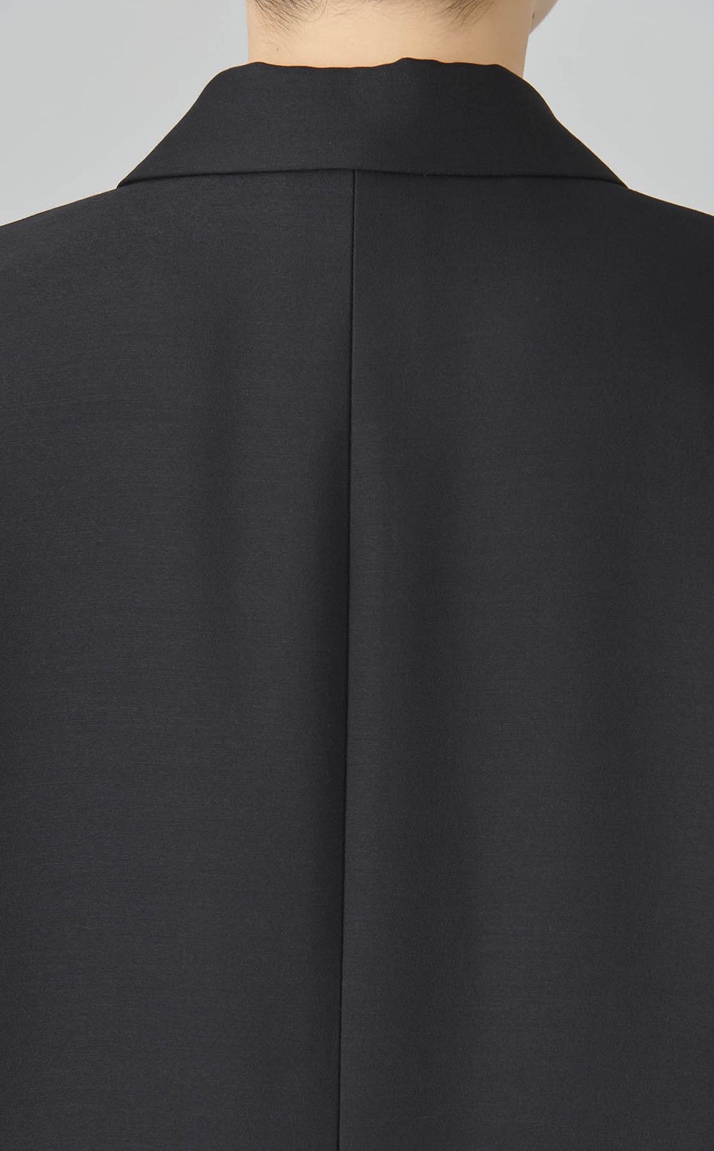 ウールシルクタッサーロングジレ