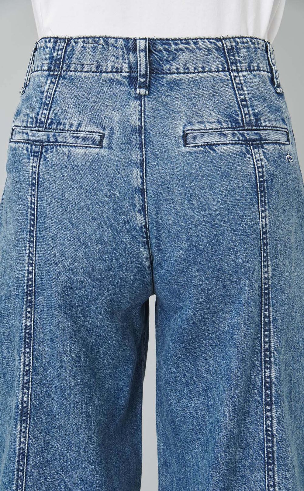 ステッチライトデニムパンツ