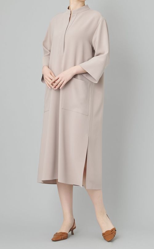 クロスオーバーVネックワンピース