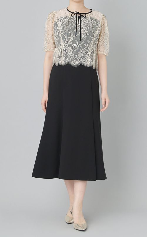 レースブラウスセットドレス