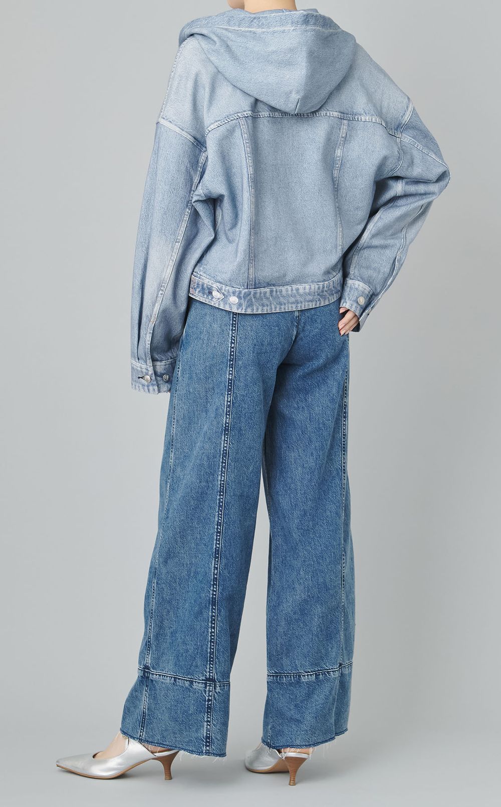 デニ厶プリン卜フーディブルゾン