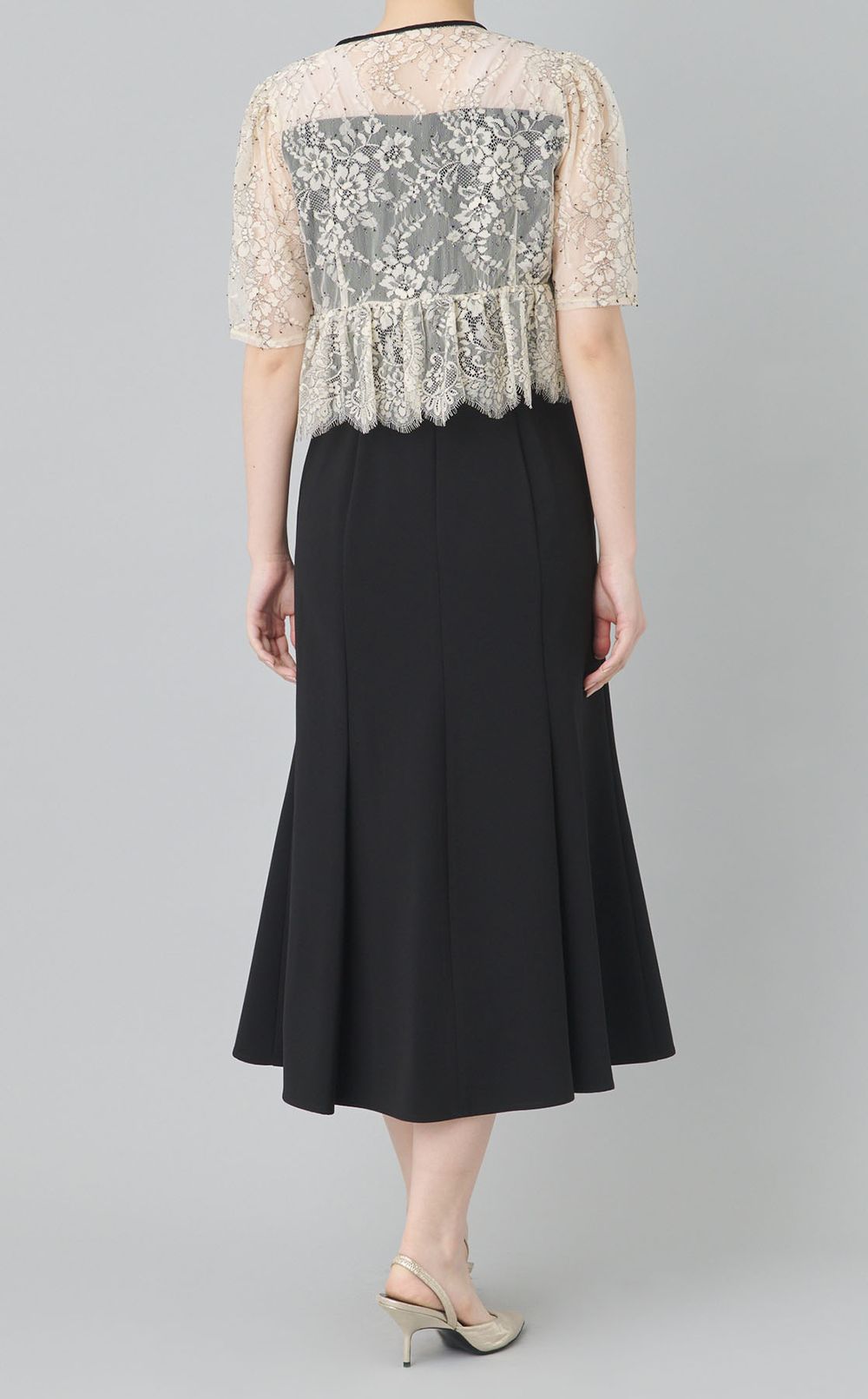 レースブラウスセットドレス