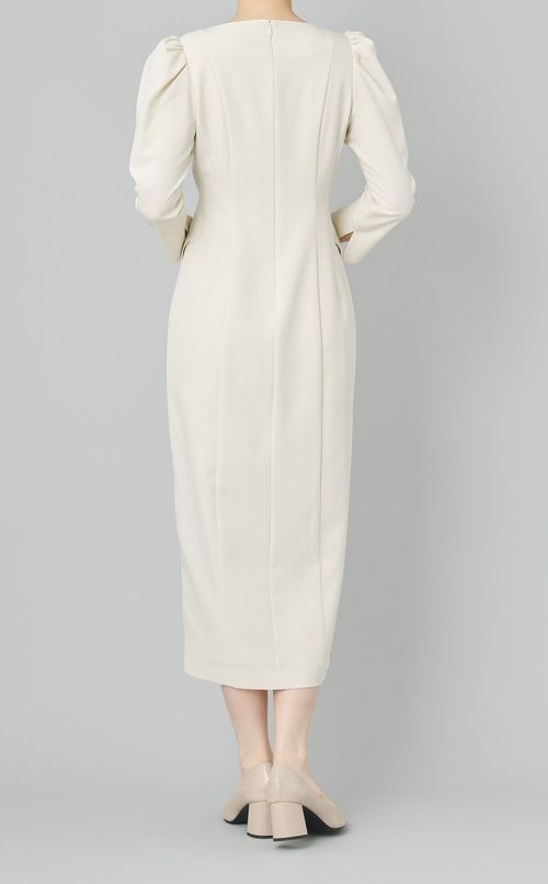 スクエアネックタイトワンピース