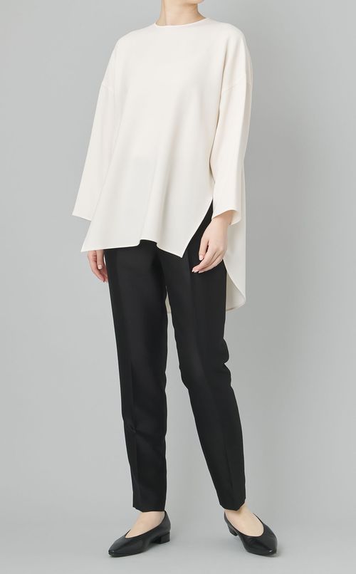 ウールシルクタッサートラウザーズ