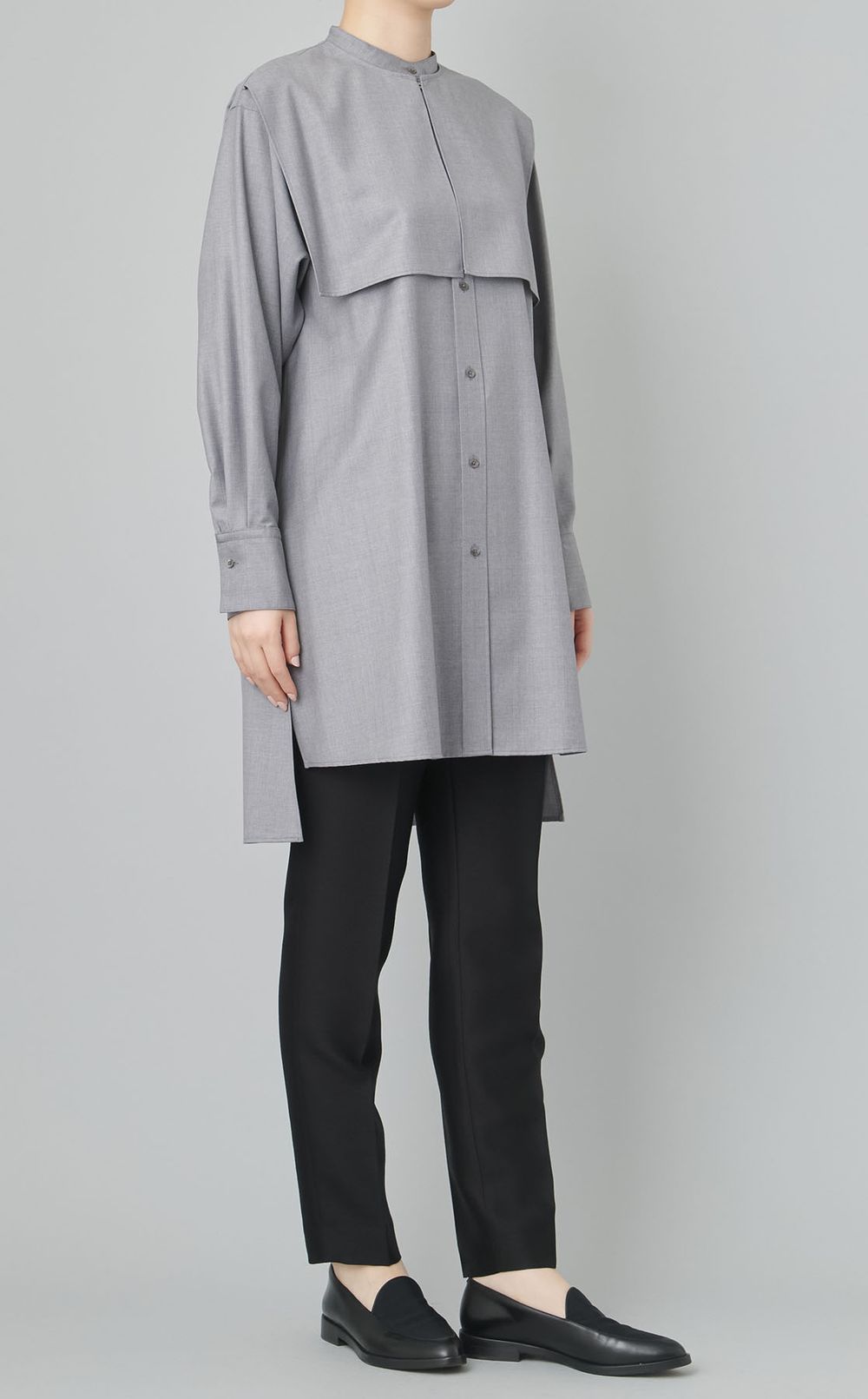 ウールシルクタッサートラウザーズ