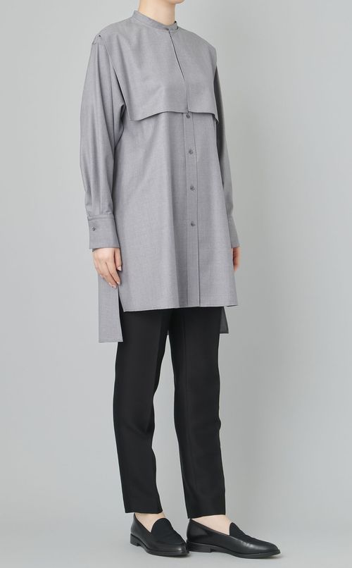 ウールシルクタッサートラウザーズ