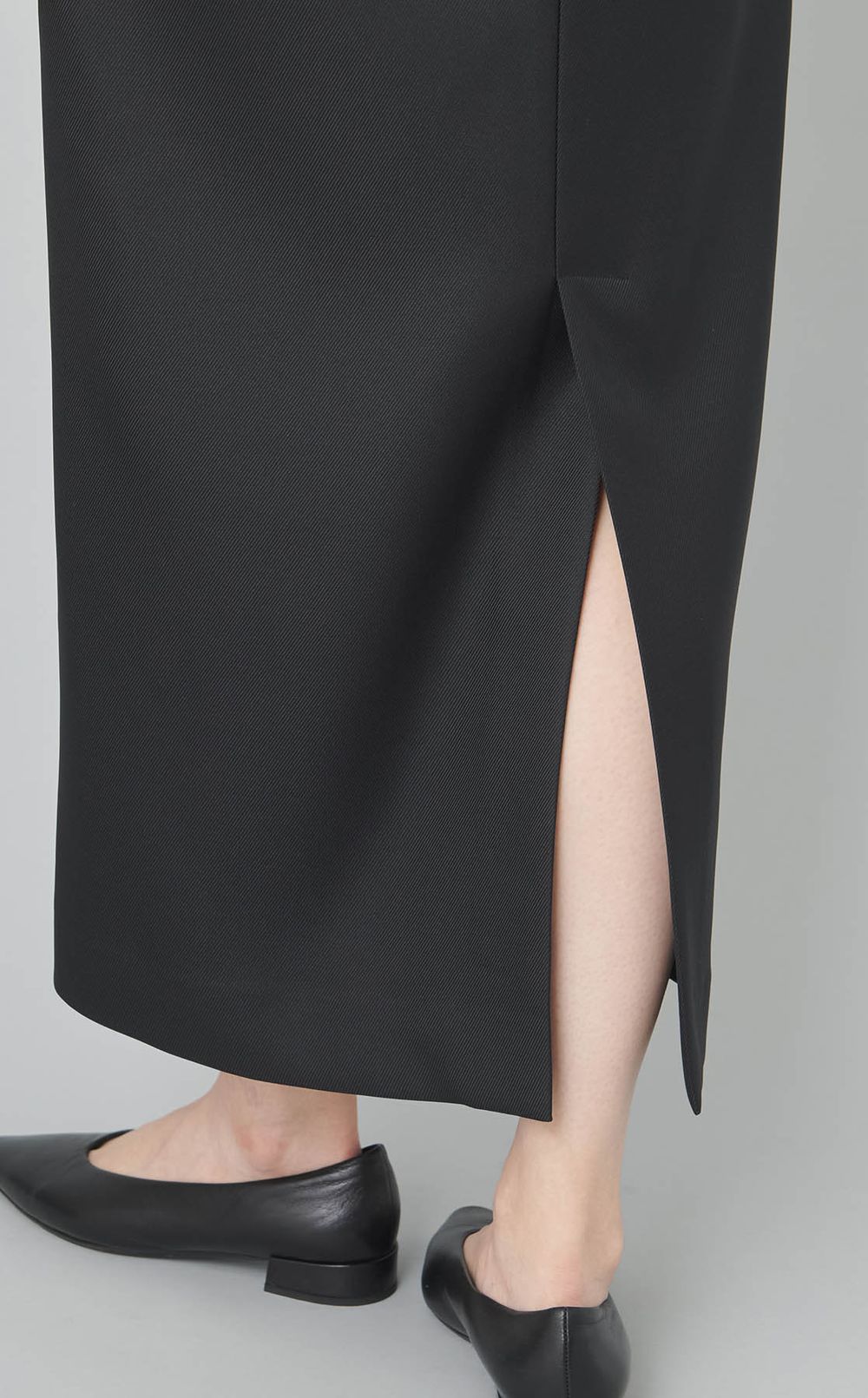 Uネック Iラインジャンパースカート