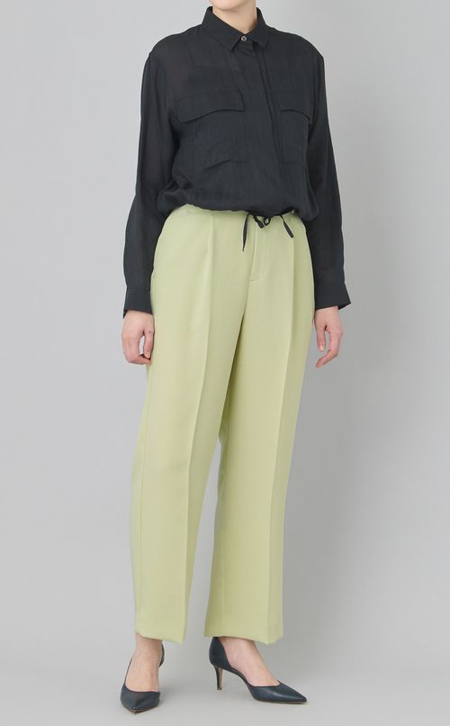 トルコサテンストレートパンツ