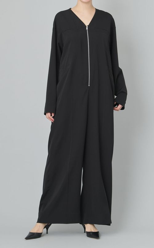 ウエストギャザーオールインワン