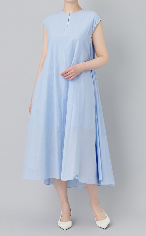 ノースリーブテントワンピース