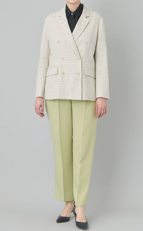 ミックスツイードダブルジャケット