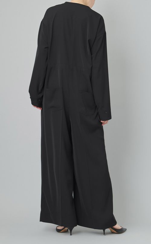 ウエストギャザーオールインワン