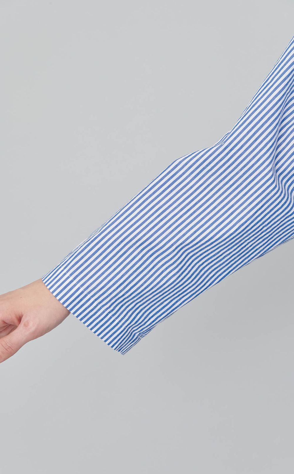 コットンラッフルカラープルオーバー