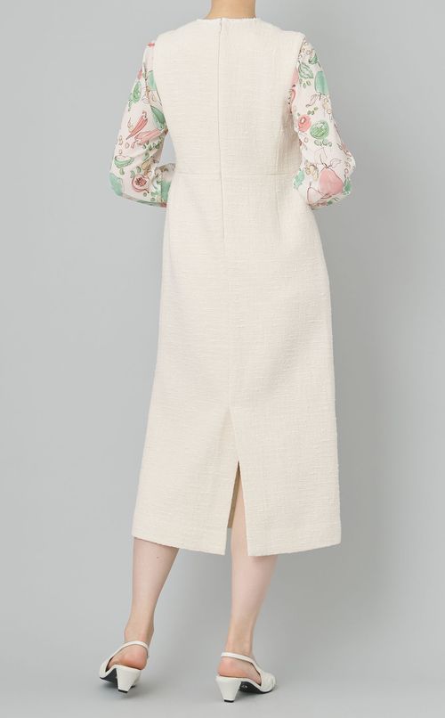 スラブコットンツィードジャンパースカート