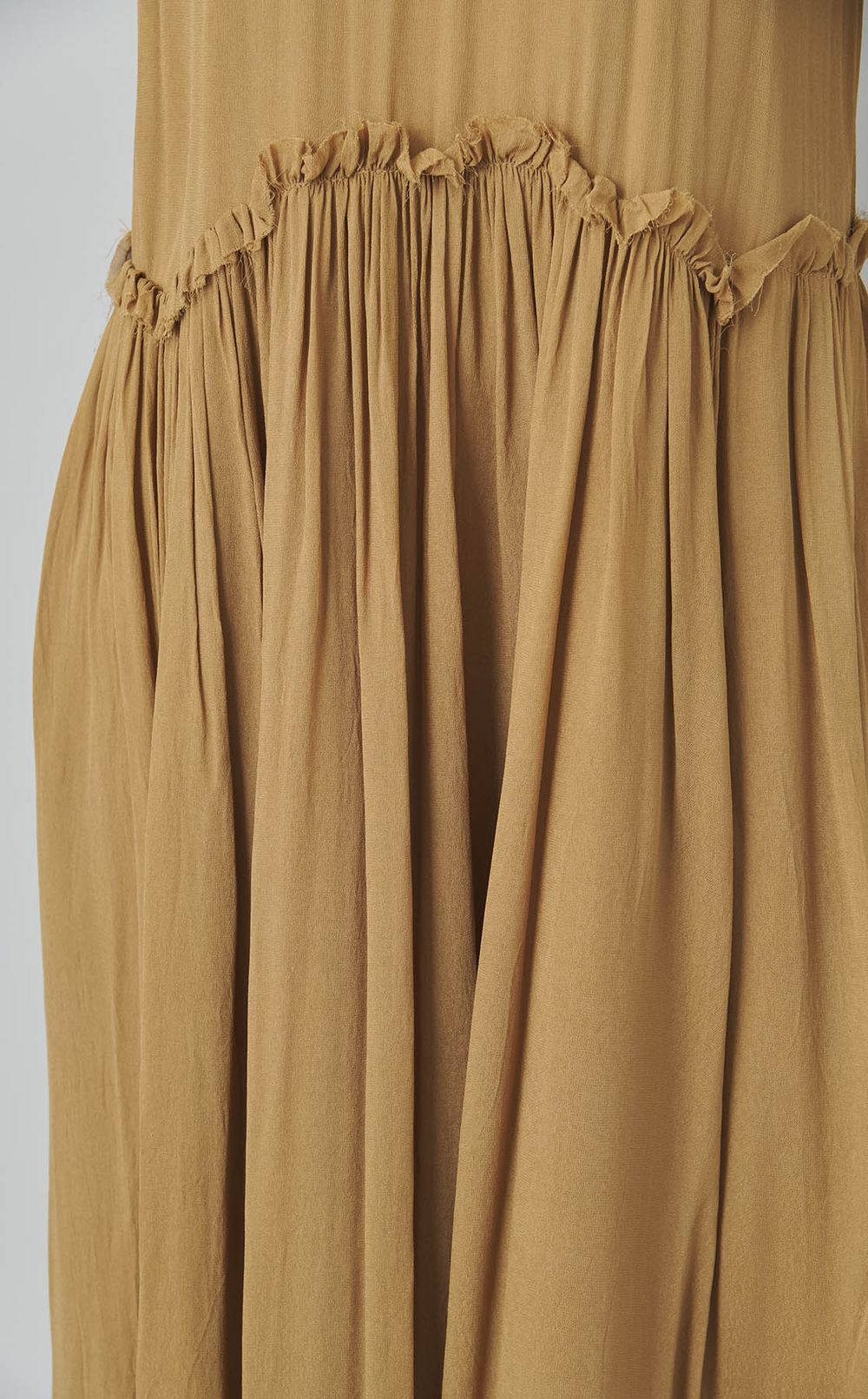 シフォンギャザーワンピース