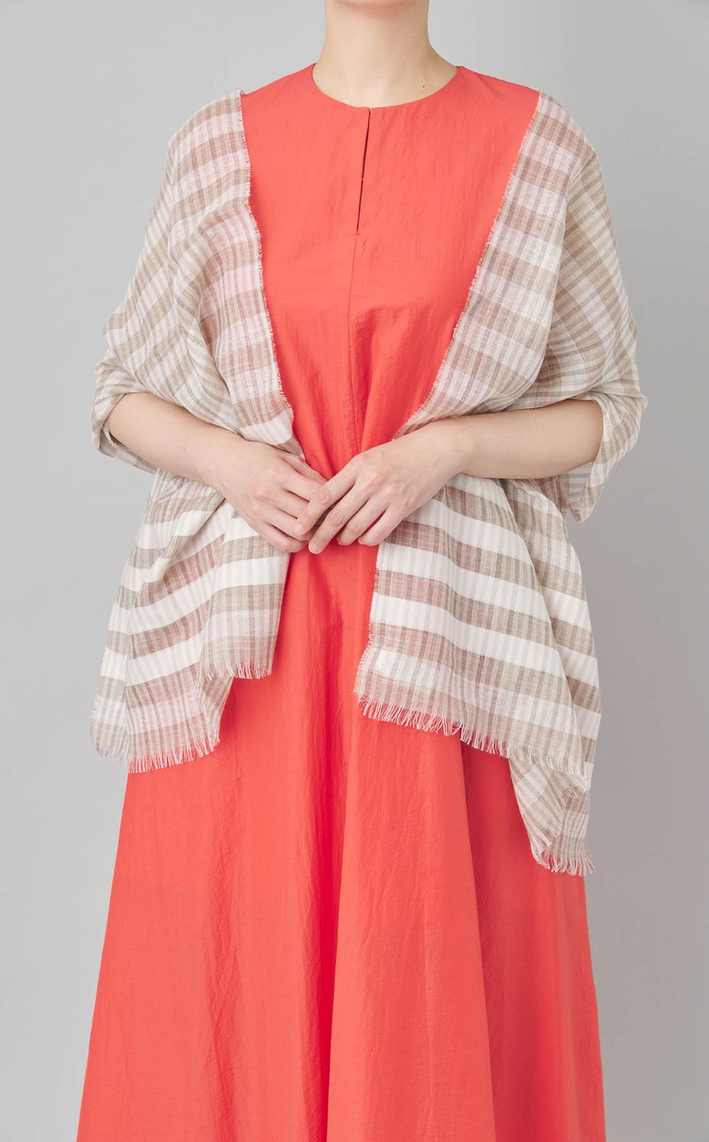 ストライプミックススカーフ