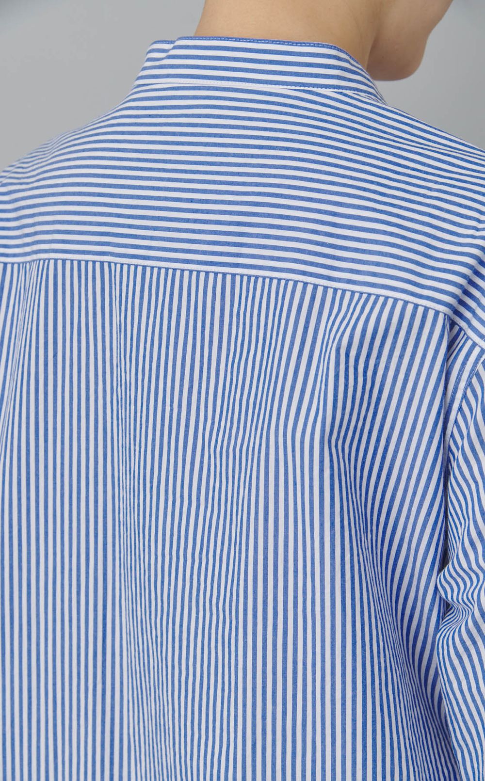 コットンラッフルシャツワンピース