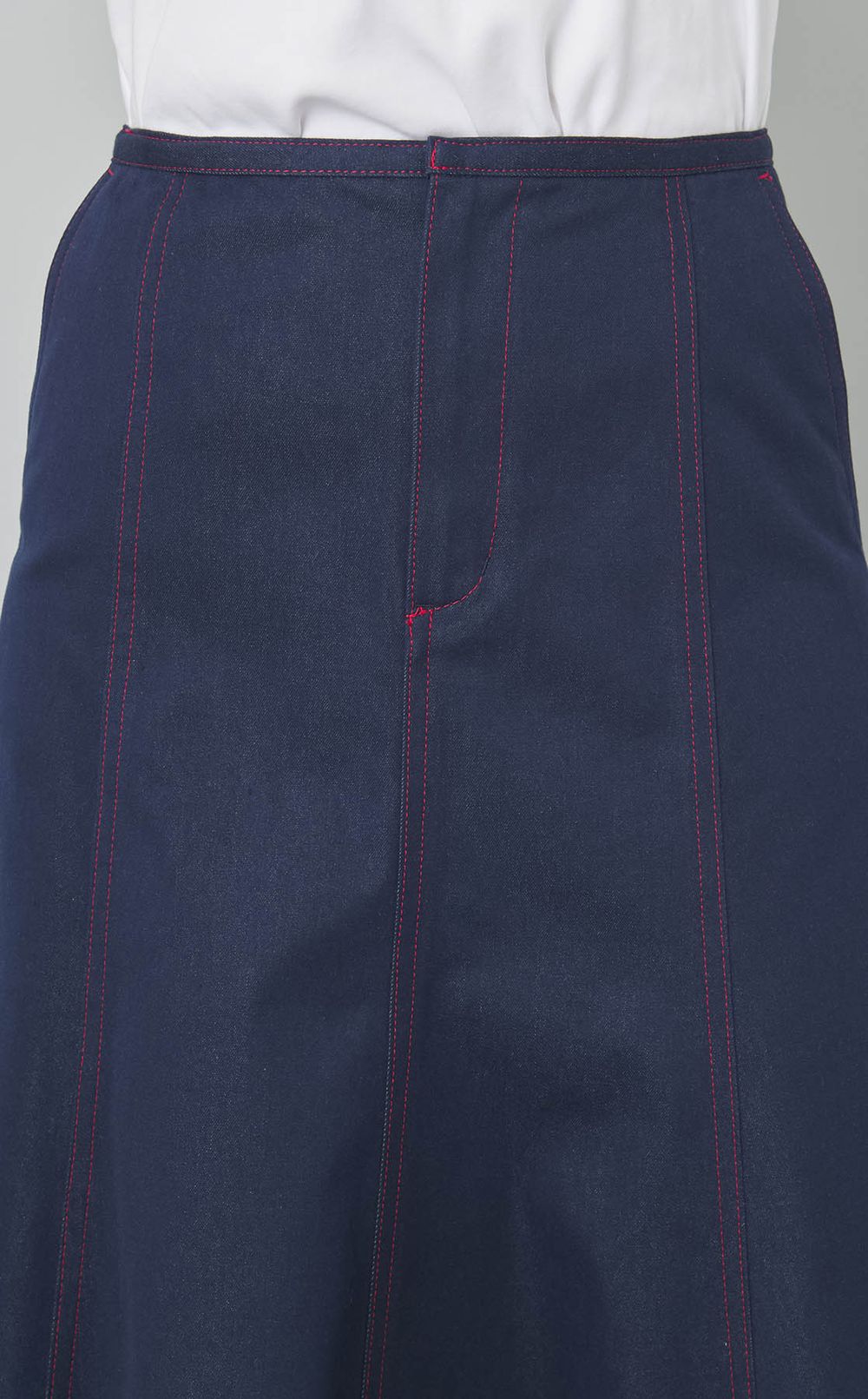 デニムパネルマーメイドスカート