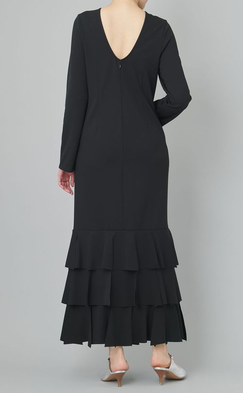 フリルヘムラインカットワンピース