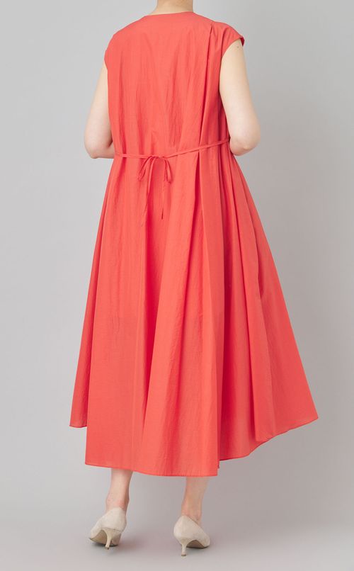 ノースリーブテントワンピース