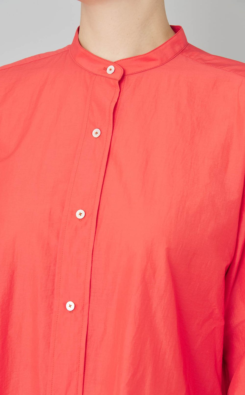 タフタドレープシャツ