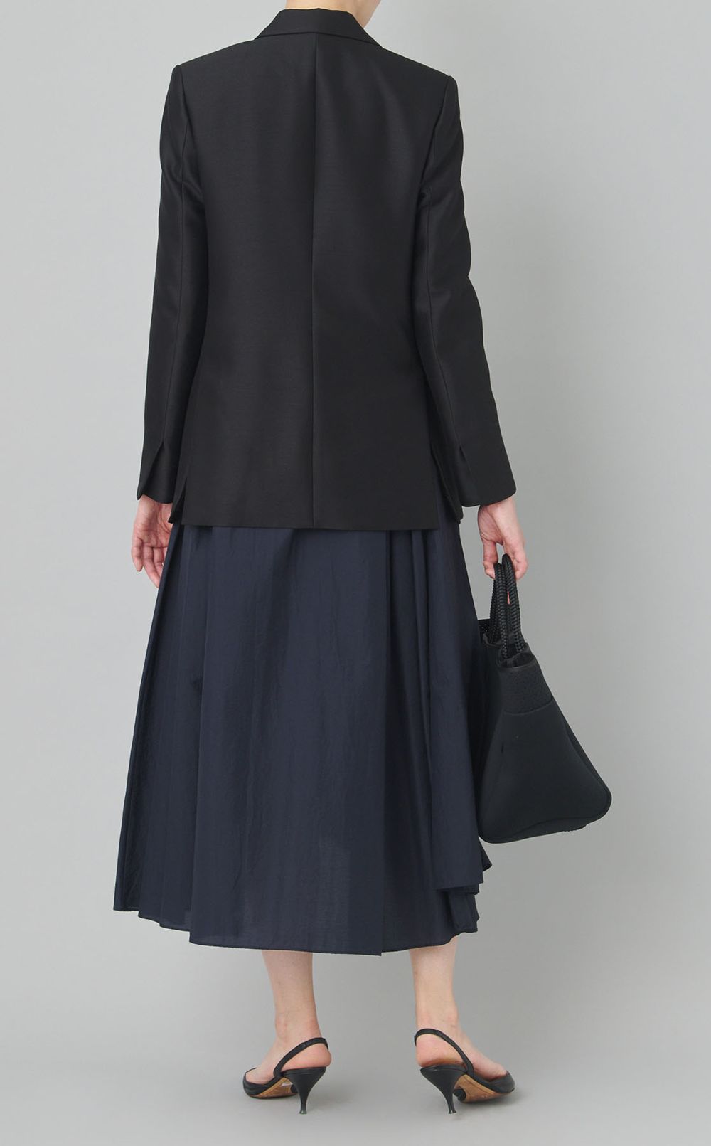 ウールシルクタッサータキシードジャケット