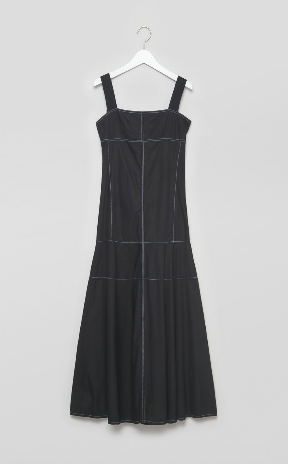 【reADdress】コットンストラップロングドレス