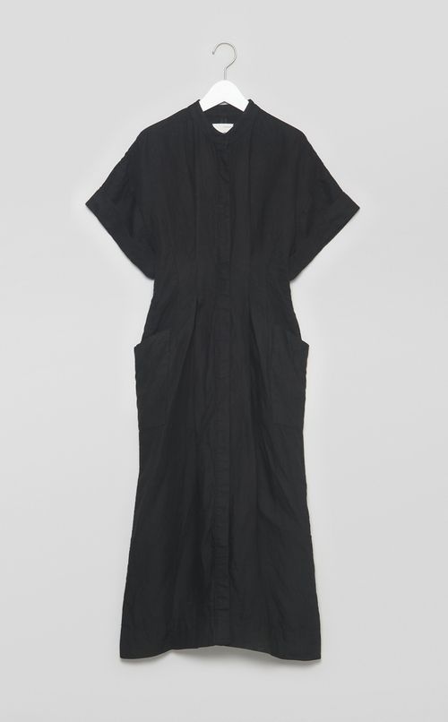 【reADdress】サイドポケットリネンワンピース