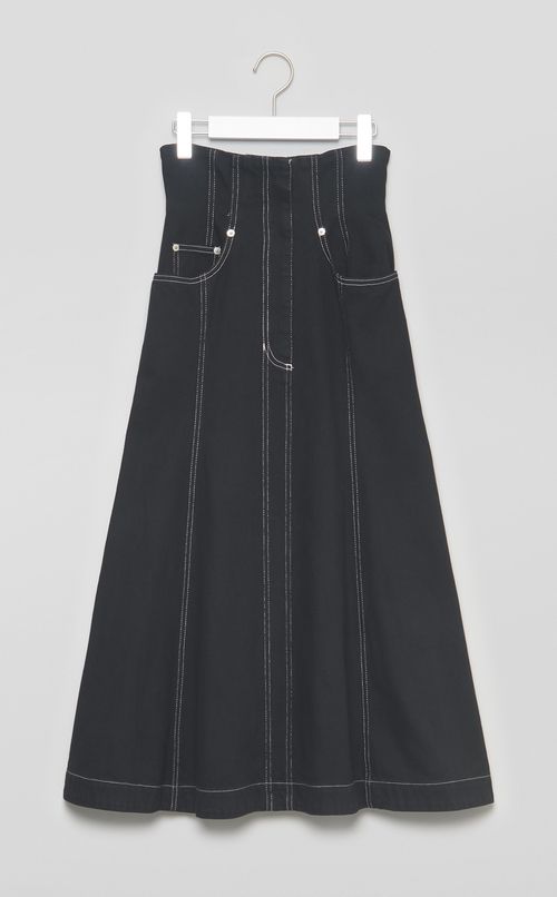 【reADdress】ハイウエストデニムスカート