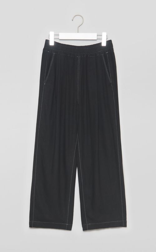 【reADdress】リネン混ペイズリーイージーパンツ